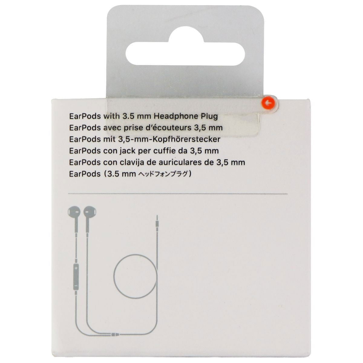 Apple Wired Earpods (3.5mm) with Remote and Mic for iPhone - White (A1472) Cell Phone - Headsets Apple - Simple Cell Bulk Wholesale Pricing - USA Seller