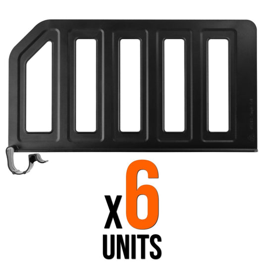6 PACK of Clip-On (12 x 6 inch) Bookshelf & Retail Separator Product Dividers Home Improvement - Other Home Organization Simple Cell    - Simple Cell Bulk Wholesale Pricing - USA Seller