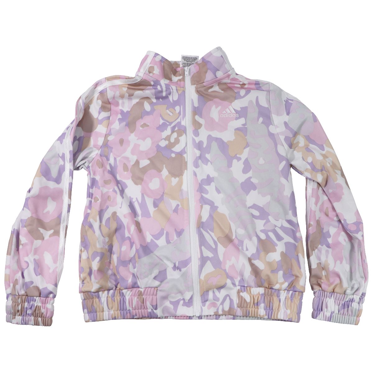 Adidas Girls Zip Up Jacket (AP4556) - White/Pure 126 Size S(7/8) Other Sporting Goods Adidas - Simple Cell Bulk Wholesale Pricing - USA Seller