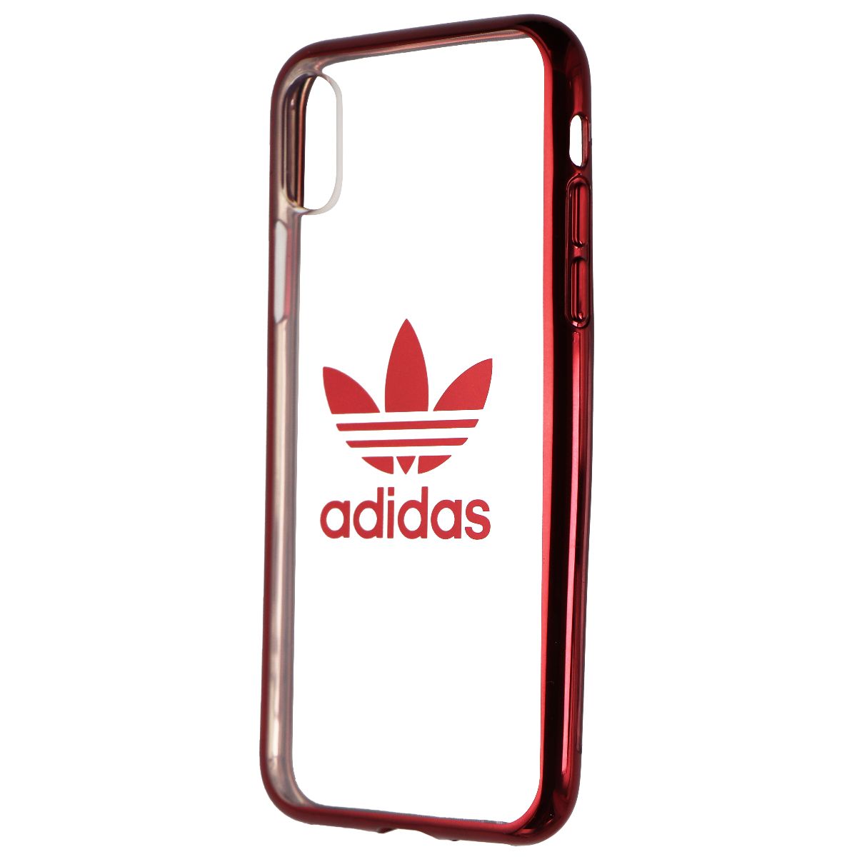 Adidas Flexible Clear Case for Apple iPhone Xs and X - Clear/Red/Adidas Logo Cell Phone - Cases, Covers & Skins Adidas    - Simple Cell Bulk Wholesale Pricing - USA Seller