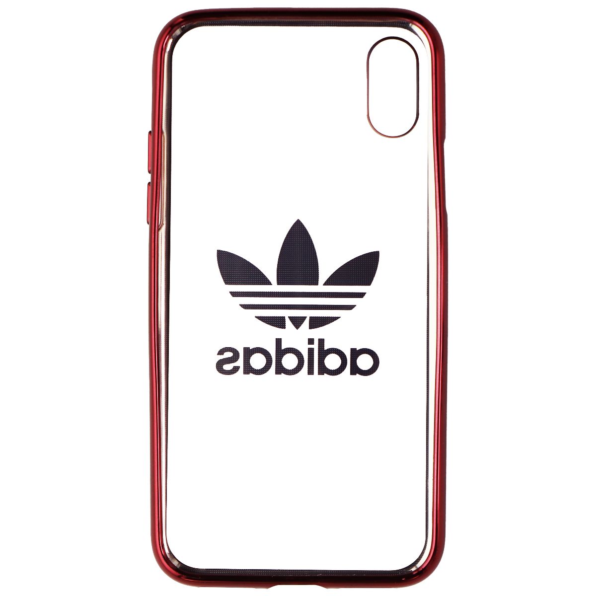 Adidas Flexible Clear Case for Apple iPhone Xs and X - Clear/Red/Adidas Logo Cell Phone - Cases, Covers & Skins Adidas    - Simple Cell Bulk Wholesale Pricing - USA Seller