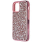 AIRIUM Encrusted Rhinestones Hybrid Case for Apple iPhone 12 - Pink Glitter Cell Phone - Cases, Covers & Skins Airium - Simple Cell Bulk Wholesale Pricing - USA Seller