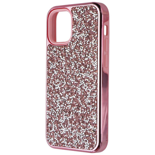 AIRIUM Encrusted Rhinestones Hybrid Case for Apple iPhone 12 - Pink Glitter Cell Phone - Cases, Covers & Skins Airium - Simple Cell Bulk Wholesale Pricing - USA Seller