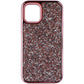 AIRIUM Encrusted Rhinestones Hybrid Case for Apple iPhone 12 - Pink Glitter Cell Phone - Cases, Covers & Skins Airium - Simple Cell Bulk Wholesale Pricing - USA Seller