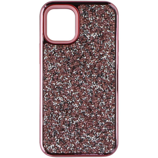 AIRIUM Encrusted Rhinestones Hybrid Case for Apple iPhone 12 - Pink Glitter Cell Phone - Cases, Covers & Skins Airium - Simple Cell Bulk Wholesale Pricing - USA Seller