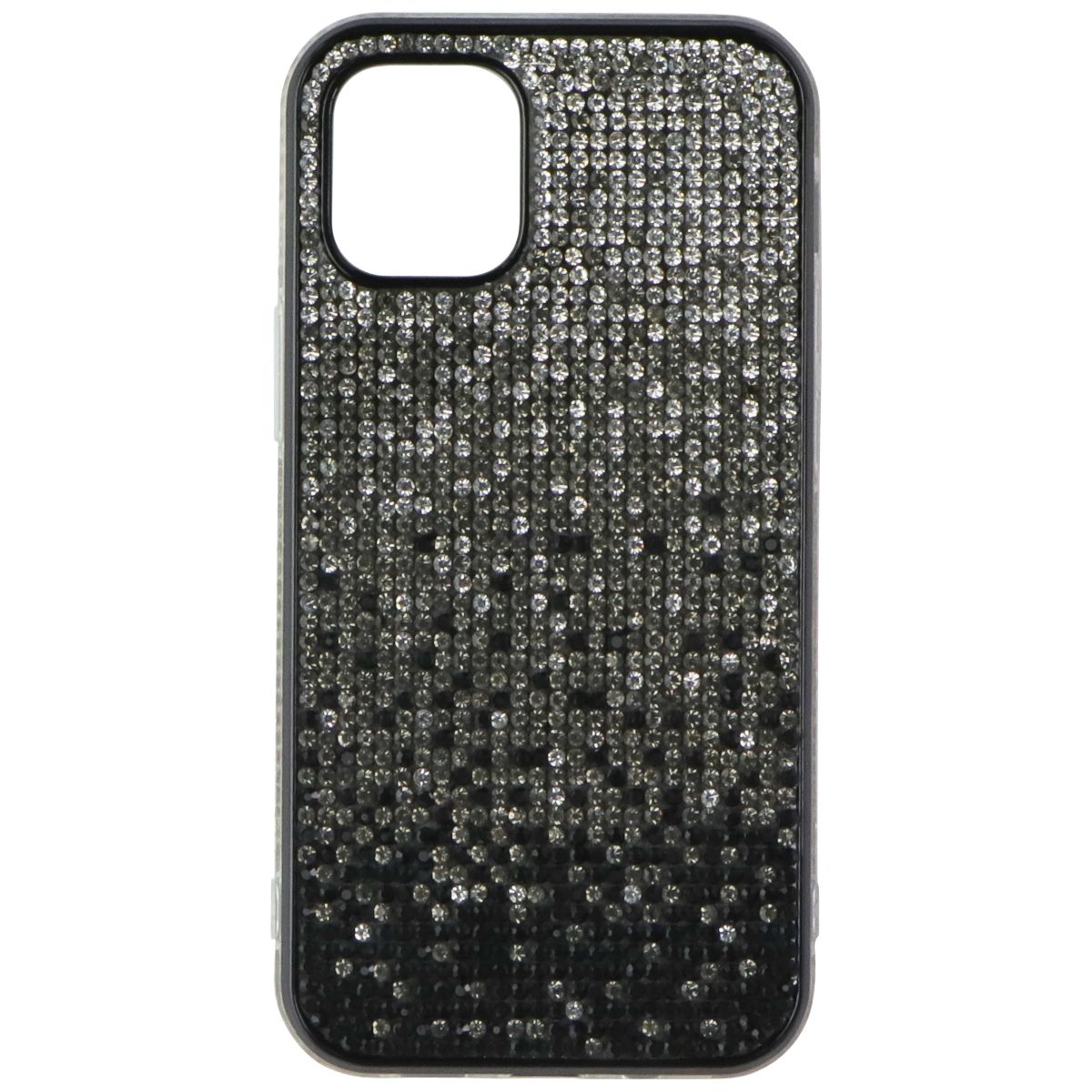 Airium Premium Case for Apple iPhone 12 Mini - Clear / Black Crystals Cell Phone - Cases, Covers & Skins Airium - Simple Cell Bulk Wholesale Pricing - USA Seller