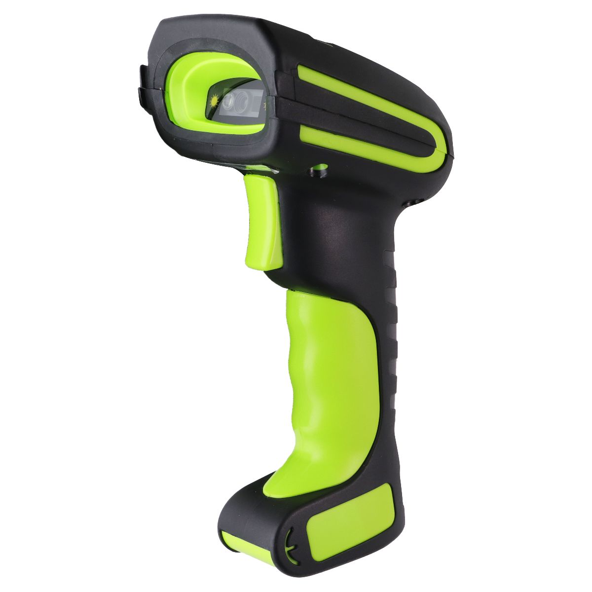 Alacrity Wireless 2D Barcode Scanner with Stand (MJ-2020R) - Green/Black
