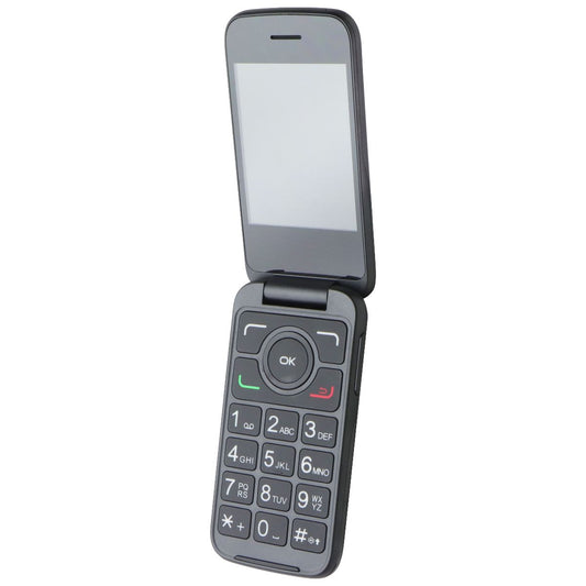 Alcatel SMARTFLIP (2.8-in) Flip Phone (4052R) AT&T Locked - Black / 4GB Cell Phones & Smartphones Alcatel - Simple Cell Bulk Wholesale Pricing - USA Seller