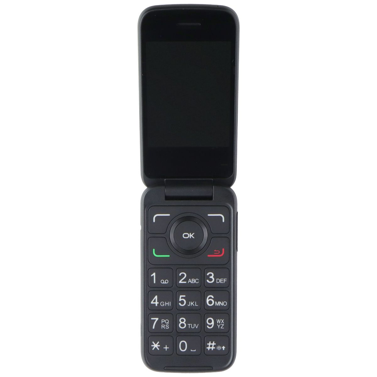 Alcatel SMARTFLIP (2.8-in) Flip Phone (4052R) AT&T Locked - Black / 4GB Cell Phones & Smartphones Alcatel - Simple Cell Bulk Wholesale Pricing - USA Seller