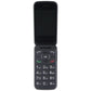 Alcatel SMARTFLIP (2.8-in) Flip Phone (4052R) AT&T Locked - Black / 4GB Cell Phones & Smartphones Alcatel - Simple Cell Bulk Wholesale Pricing - USA Seller