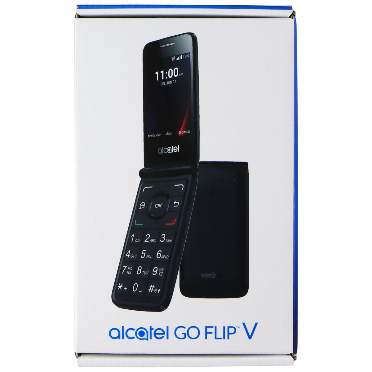 Alcatel Go Flip V (4051S) Cell Phone (Verizon ONLY) - 8GB / Black Cell Phones & Smartphones Alcatel - Simple Cell Bulk Wholesale Pricing - USA Seller