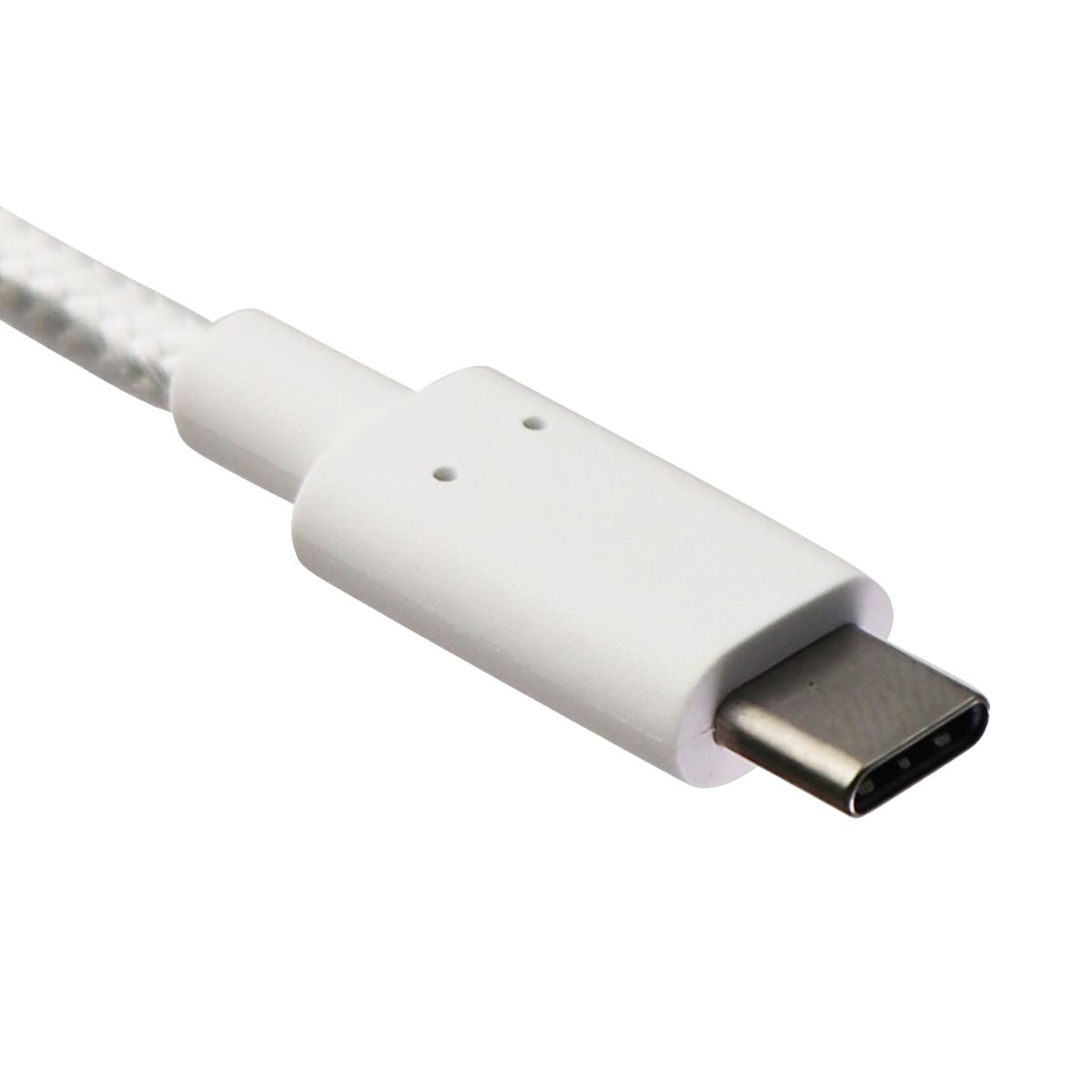Alcatel (3.3-Foot) USB-C to USB Charge/Sync Braided Cable - White (CDA0000149CF) Cell Phone - Cables & Adapters Alcatel - Simple Cell Bulk Wholesale Pricing - USA Seller