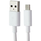 Alcatel (2.6-Foot) USB-A to USB-C Charge and Sync Cable - White Cell Phone - Cables & Adapters Alcatel - Simple Cell Bulk Wholesale Pricing - USA Seller