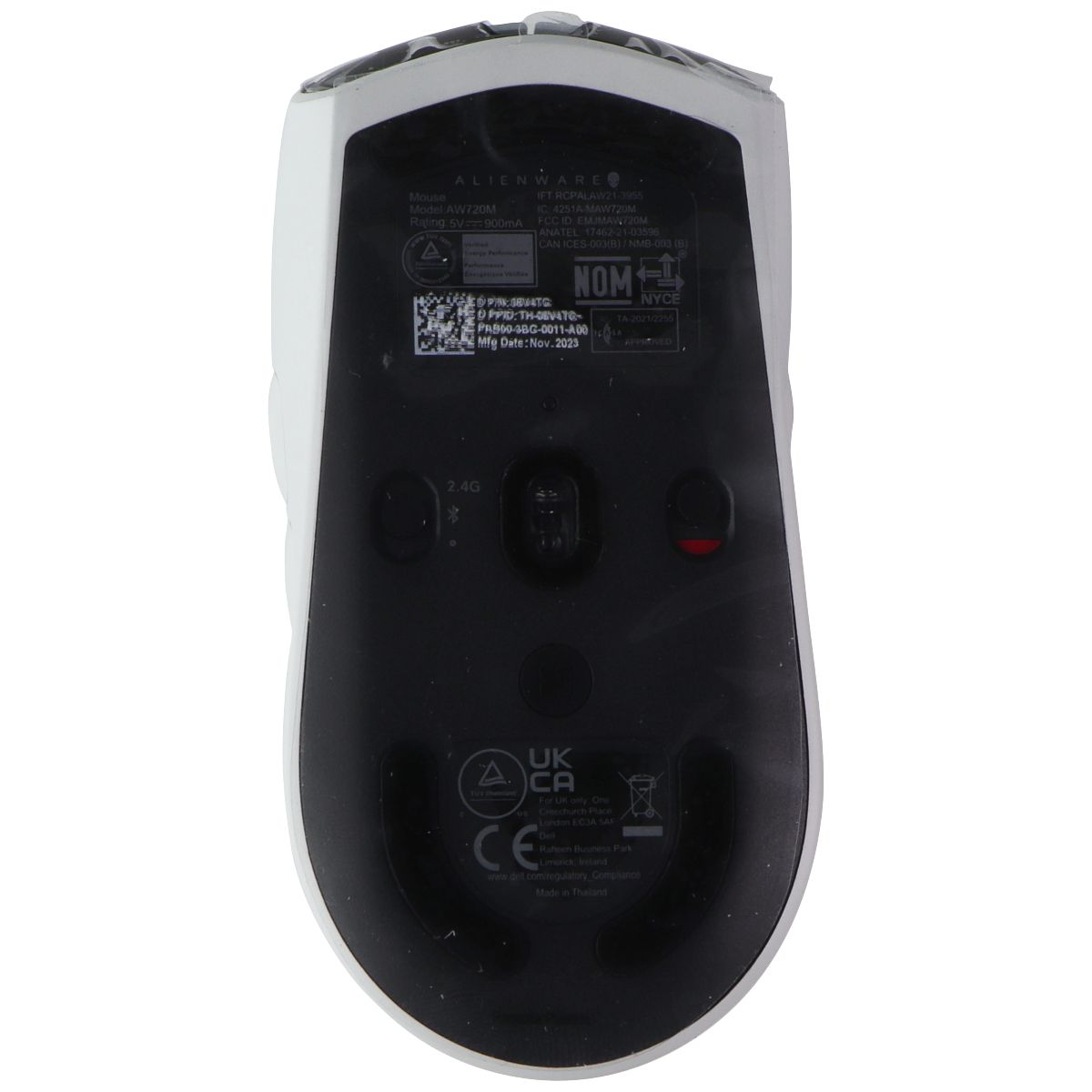 Alienware 720M Tri-Mode Wireless Gaming Mouse - Lunar Light (White ...