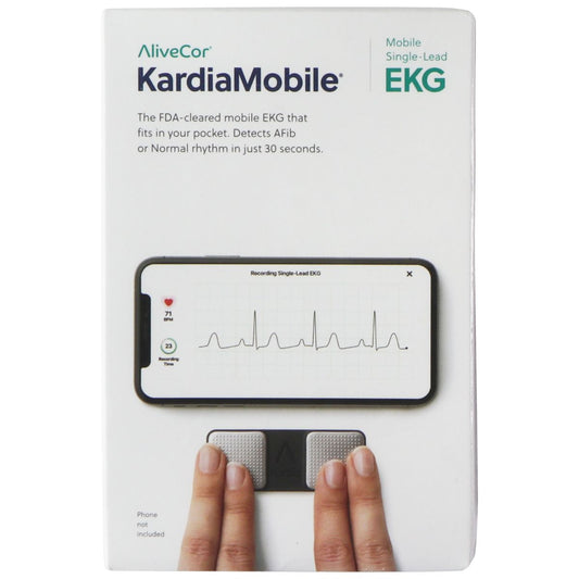 AliveCor KardiaMobile 1-Lead Personal EKG Monitor with Phone Clip Fitness Technology - Heart Rate Monitors AliveCor    - Simple Cell Bulk Wholesale Pricing - USA Seller