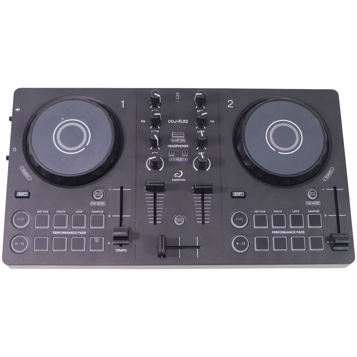 Pioneer DJ AlphaTheta DDJ-FLX2 Compact 2-Channel DJ Controller - Black DJ Equipment - Other DJ Equipment AlphaTheta - Simple Cell Bulk Wholesale Pricing - USA Seller