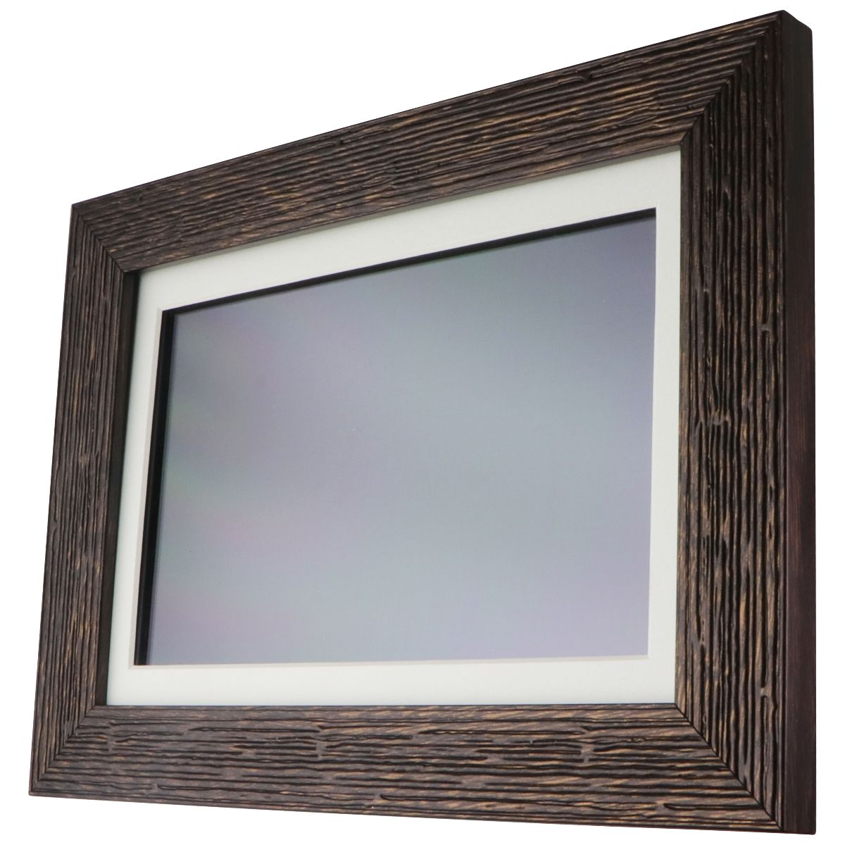 Aluratek Eco4Life 8-inch WiFi Digital Photo Frame - Distressed Wood Digital Camera - Digital Photo Frames Aluratek - Simple Cell Bulk Wholesale Pricing - USA Seller