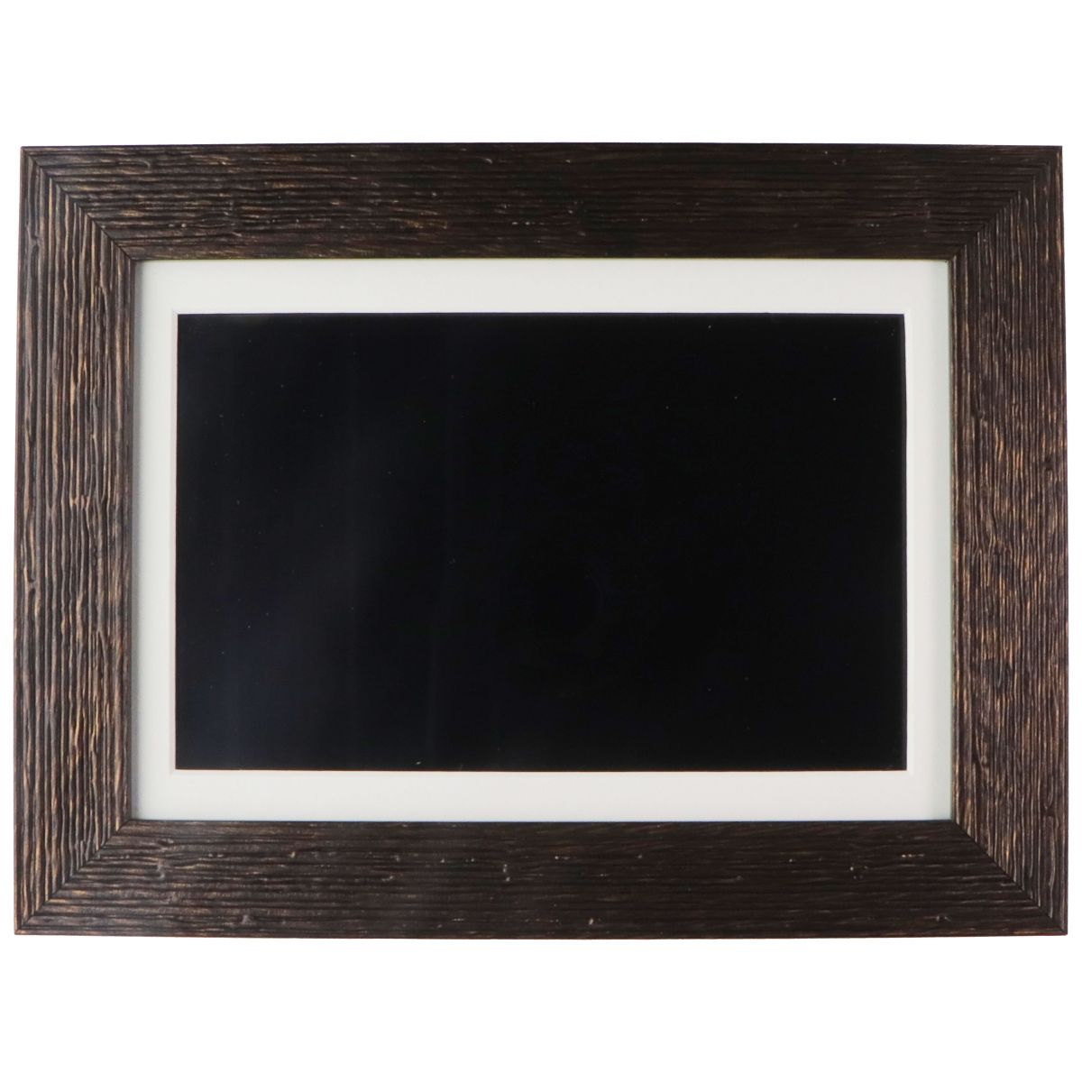 Aluratek Eco4Life 8-inch WiFi Digital Photo Frame - Distressed Wood