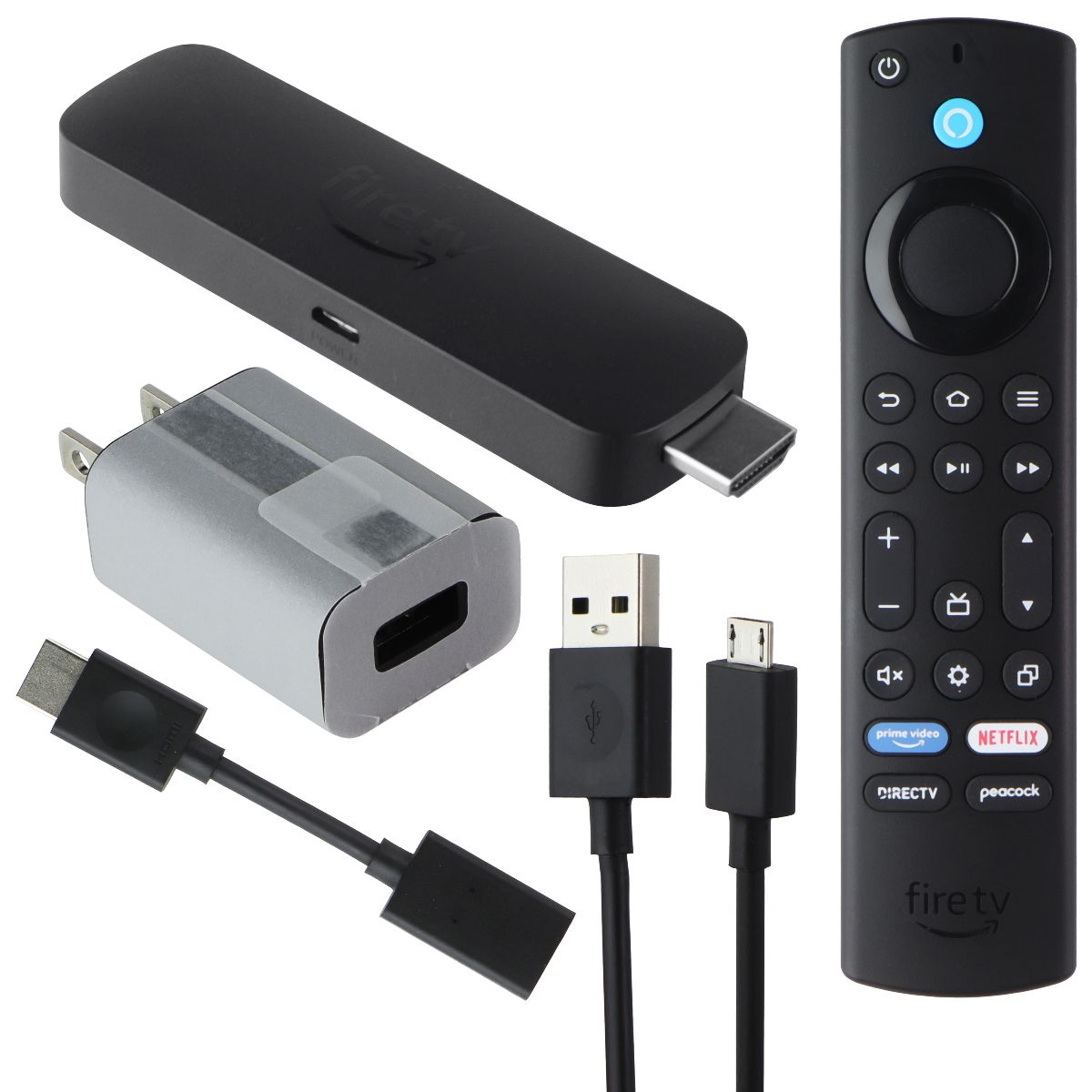 Amazon Fire TV Stick 4K Max (2nd Gen) HDMI Streaming Device - Black (K3R6AT) Home Multimedia - Internet & Media Streamers Amazon - Simple Cell Bulk Wholesale Pricing - USA Seller