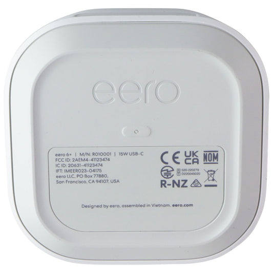 Amazon Eero 6+ Dual-Band Mesh Gigabit Wi-Fi 6 Router - White (1 Pack) Networking - Wireless Wi-Fi Routers Amazon - Simple Cell Bulk Wholesale Pricing - USA Seller