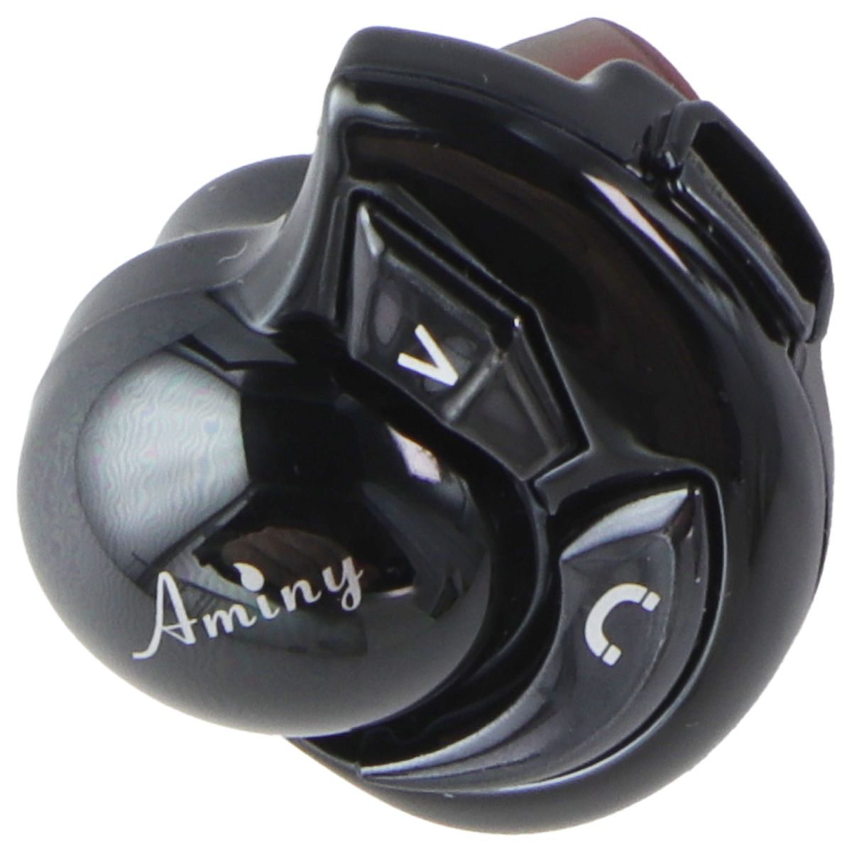 AMINY UFO Bluetooth Wireless Earphone for Android - Black (Single Ear) Cell Phone - Headsets AMINY - Simple Cell Bulk Wholesale Pricing - USA Seller