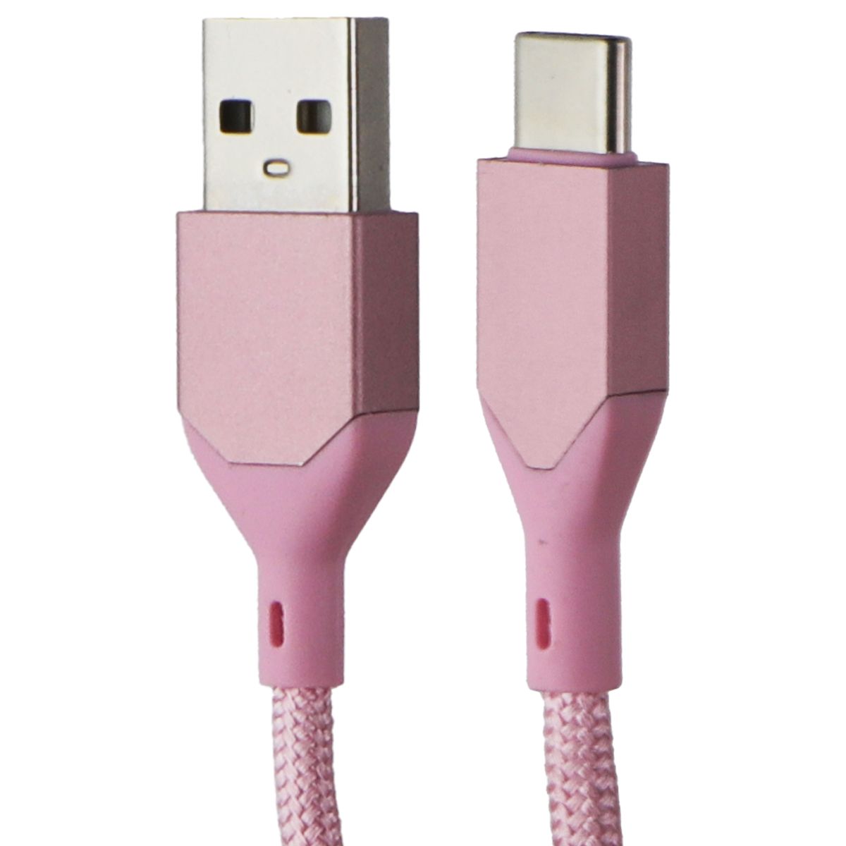 AmpSentrix Infinity (3-FT) USB-A to USB-C Charge Cable - Pink Rose Gold Cell Phone - Cables & Adapters AmpSentrix    - Simple Cell Bulk Wholesale Pricing - USA Seller