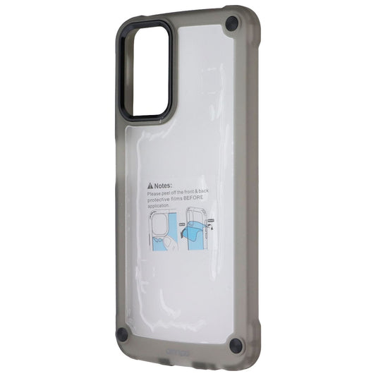 AmpD Impact Drop Hardshell Case for Motorola Moto G 5G - Clear/Gray Frost Cell Phone - Cases, Covers & Skins Ampd - Simple Cell Bulk Wholesale Pricing - USA Seller