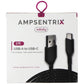 AmpSentrix Infinity (3-FT) USB-A to USB-C Charge/Sync Cable - Black Cell Phone - Cables & Adapters AmpSentrix    - Simple Cell Bulk Wholesale Pricing - USA Seller