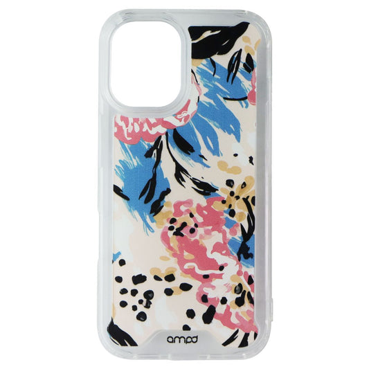 Ampd TRND Design Series Case for Apple iPhone 16 - Blue Flower Cell Phone - Cases, Covers & Skins Ampd - Simple Cell Bulk Wholesale Pricing - USA Seller