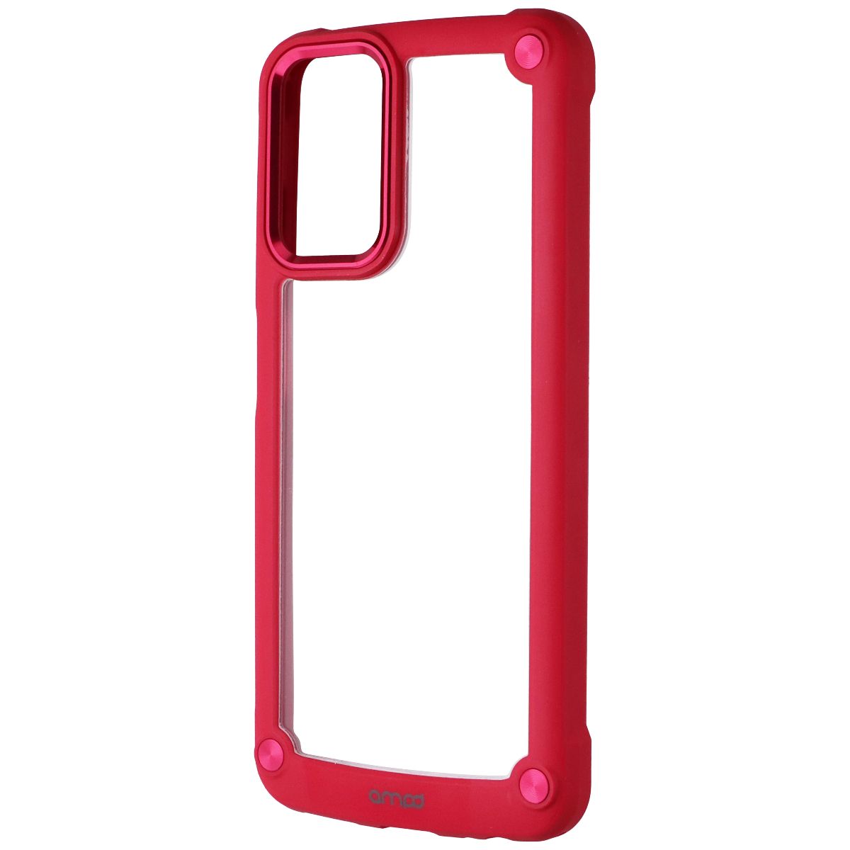 AMPD DuraBump Impact Drop Series Case for Motorola Moto G 5G (2024) - Red/Clear Cell Phone - Cases, Covers & Skins Ampd - Simple Cell Bulk Wholesale Pricing - USA Seller
