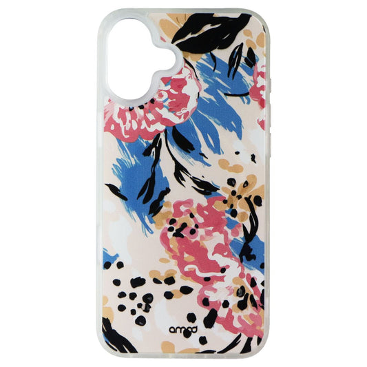 Ampd TRND Design Series Case for Apple iPhone 16 Plus - Blue Flower Cell Phone - Cases, Covers & Skins Ampd - Simple Cell Bulk Wholesale Pricing - USA Seller