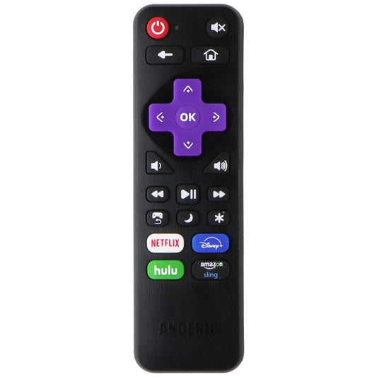 Anderic Remote Control (RR-ST-01.3) with Netflix/Disney+/Hulu/Amazon Sling Keys