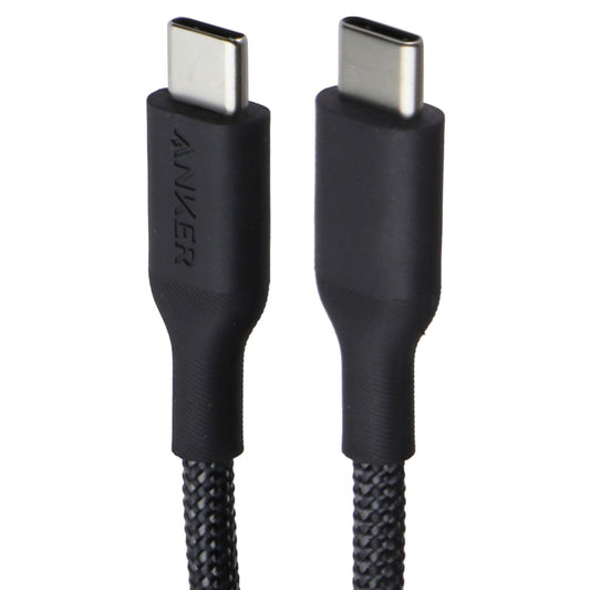 Anker (6-Ft) USB-C to USB-C Bio-Braided Charger Cable - Black (2 Pack) Cell Phone - Cables & Adapters Anker    - Simple Cell Bulk Wholesale Pricing - USA Seller