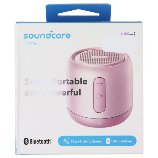 Anker Soundcore Mini Bluetooth Speaker - Pink (A3101) iPod, Audio Player Accessories - Audio Docks & Mini Speakers Anker - Simple Cell Bulk Wholesale Pricing - USA Seller