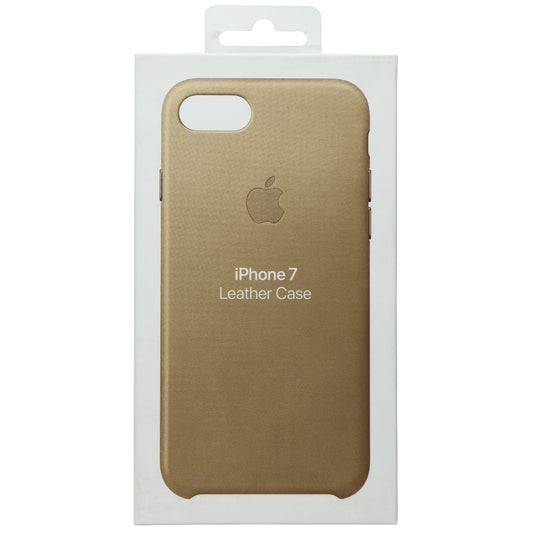 Apple Official Leather Case for Apple iPhone 7 - Tan (MMY72ZM/A) Cell Phone - Cases, Covers & Skins Apple - Simple Cell Bulk Wholesale Pricing - USA Seller