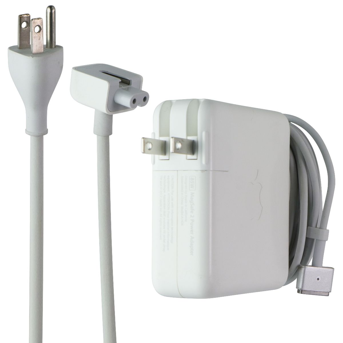 Apple 85W MagSafe 2 Power Adapter with 3-Prong Cable and Folding Plug ...