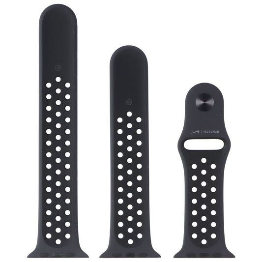 Apple 45mm Nike Sport Band for Apple Watch 46/45/44/42mm - Black Full Set Smart Watch Accessories - Watch Bands Apple - Simple Cell Bulk Wholesale Pricing - USA Seller