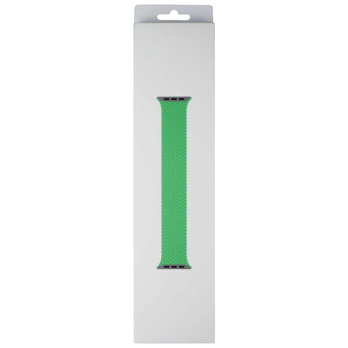 Apple 45mm Braided Solo Loop for Apple Watch 49/46/45/44mm - Bright Green/Size 8 Smart Watch Accessories - Watch Bands Apple - Simple Cell Bulk Wholesale Pricing - USA Seller