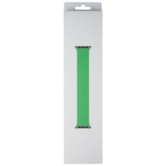 Apple 45mm Braided Solo Loop for Apple Watch 49/46/45/44mm - Bright Green/Size 8 Smart Watch Accessories - Watch Bands Apple - Simple Cell Bulk Wholesale Pricing - USA Seller