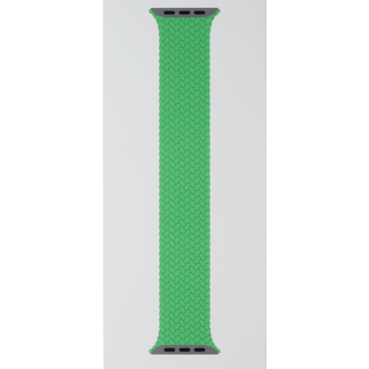 Apple 45mm Braided Solo Loop for Apple Watch 49/46/45/44mm - Bright Green/Size 8 Smart Watch Accessories - Watch Bands Apple - Simple Cell Bulk Wholesale Pricing - USA Seller