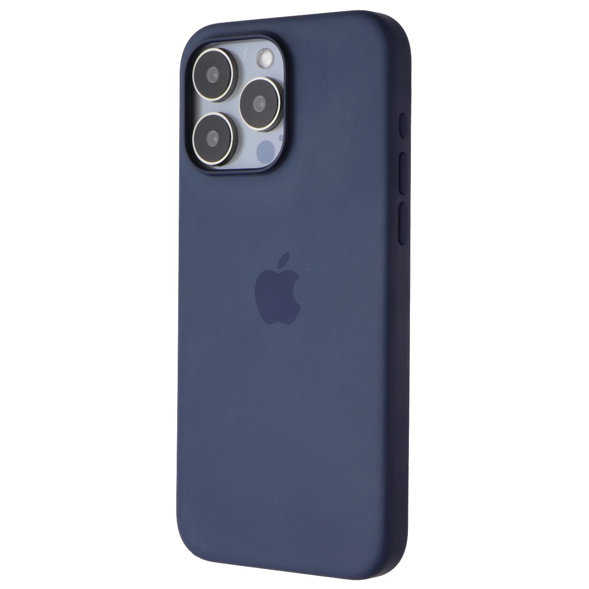 Apple Official Silicone Case for MagSafe for iPhone 15 Pro Max - Storm Blue Cell Phone - Cases, Covers & Skins Apple    - Simple Cell Bulk Wholesale Pricing - USA Seller