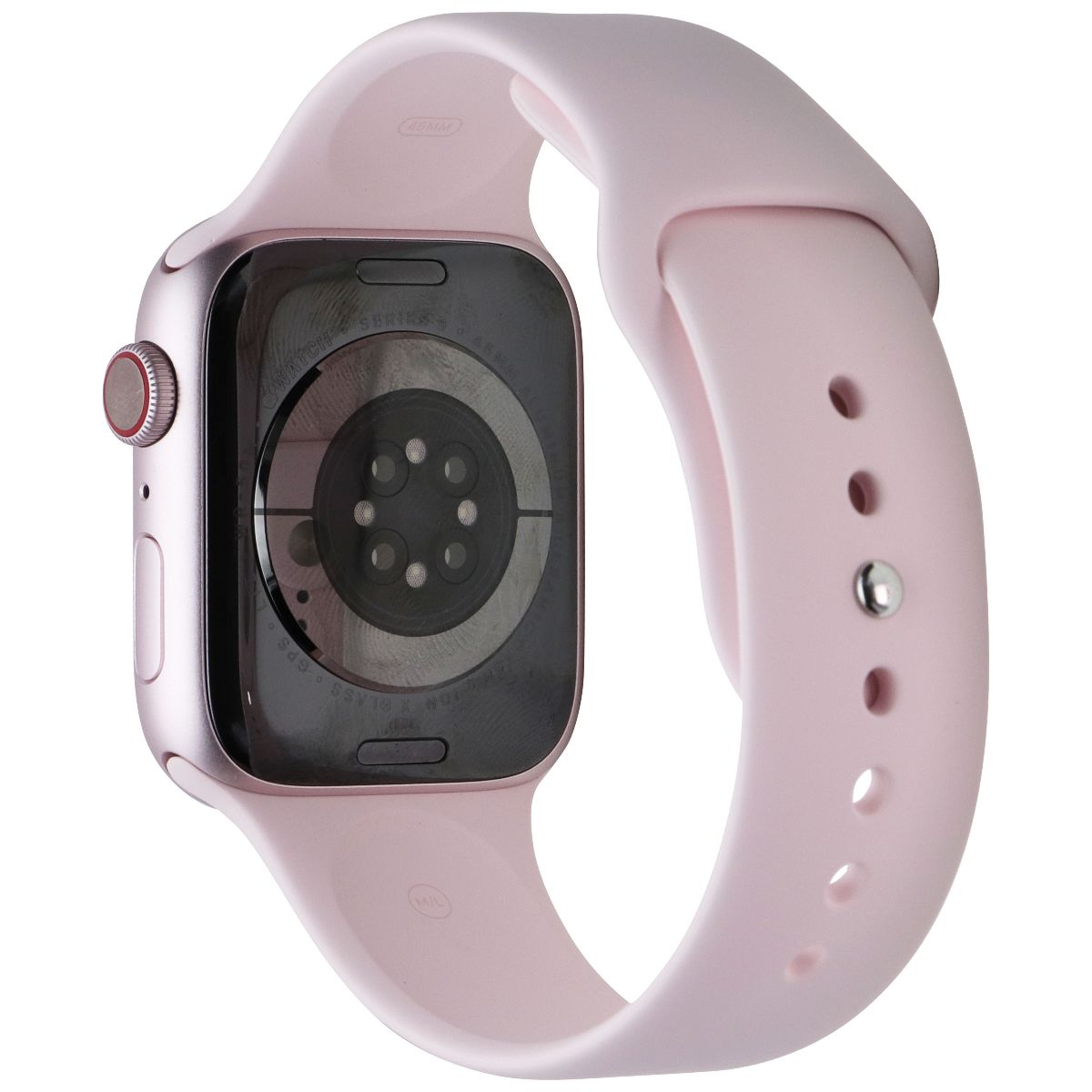Apple Watch Series 9 (GPS + LTE) A2984 45mm Pink AL / Pink Sport Band (M/L) Smart Watches Apple - Simple Cell Bulk Wholesale Pricing - USA Seller