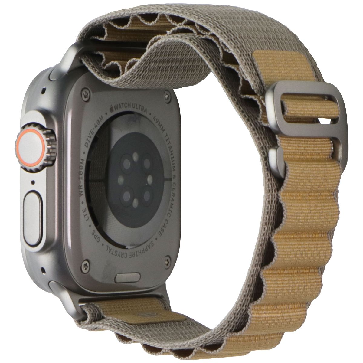 Apple Watch Ultra 2 (GPS + LTE) A2986 49mm Natural Ti/Tan Alpine Loop (S) Smart Watches Apple - Simple Cell Bulk Wholesale Pricing - USA Seller