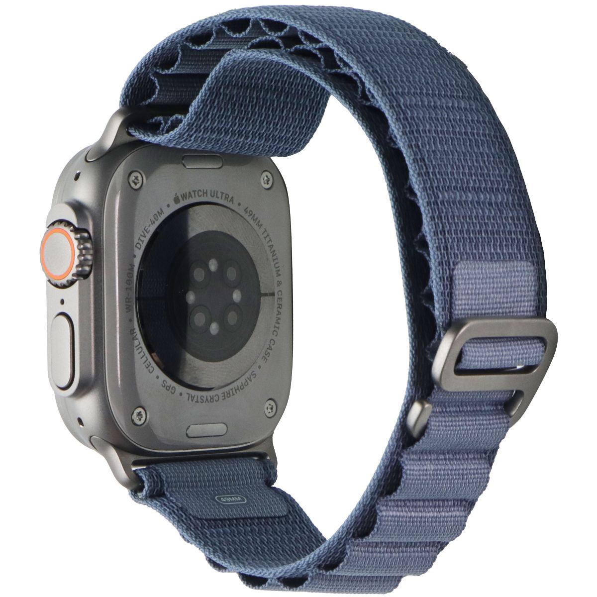 Apple Watch Ultra 3 (GPS + Cellular) A3281 49mm - Natural Titanium/Blue Alp Lp L Smart Watches Apple - Simple Cell Bulk Wholesale Pricing - USA Seller