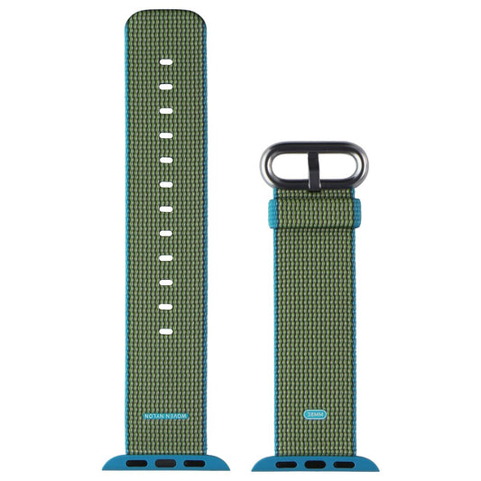 Apple (38mm) Nylon Band with 316L Stainless Steel Buckle - Scuba Blue Smart Watch Accessories - Watch Bands Apple - Simple Cell Bulk Wholesale Pricing - USA Seller