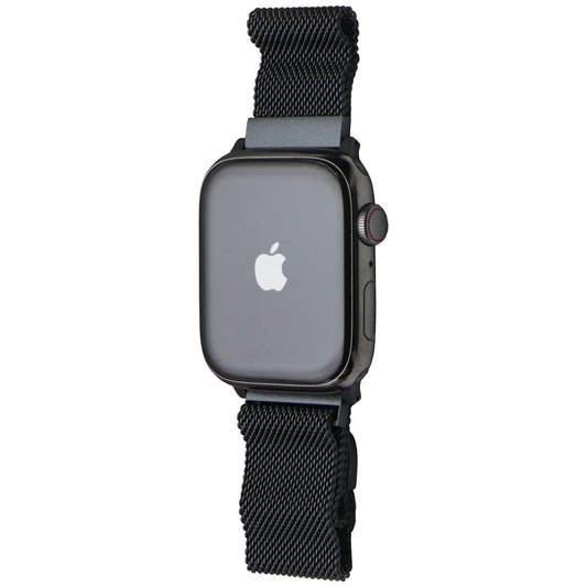 Apple Watch Series 7 (A2478) (GPS+LTE) 45mm SS Graphite / Milanese Band Smart Watches Apple    - Simple Cell Bulk Wholesale Pricing - USA Seller