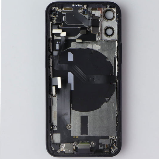 Repair Part - OEM Pull Back Glass & Housing for iPhone 12 Mini - Black Cell Phone - Replacement Parts & Tools Apple - Simple Cell Bulk Wholesale Pricing - USA Seller