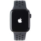 Apple Watch Series SE Nike (44mm) A2354 (GPS + LTE) - Space Gray/Black Nike band Smart Watches Apple - Simple Cell Bulk Wholesale Pricing - USA Seller