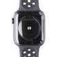 Apple Watch Series SE Nike (44mm) A2354 (GPS + LTE) - Space Gray/Black Nike band Smart Watches Apple - Simple Cell Bulk Wholesale Pricing - USA Seller