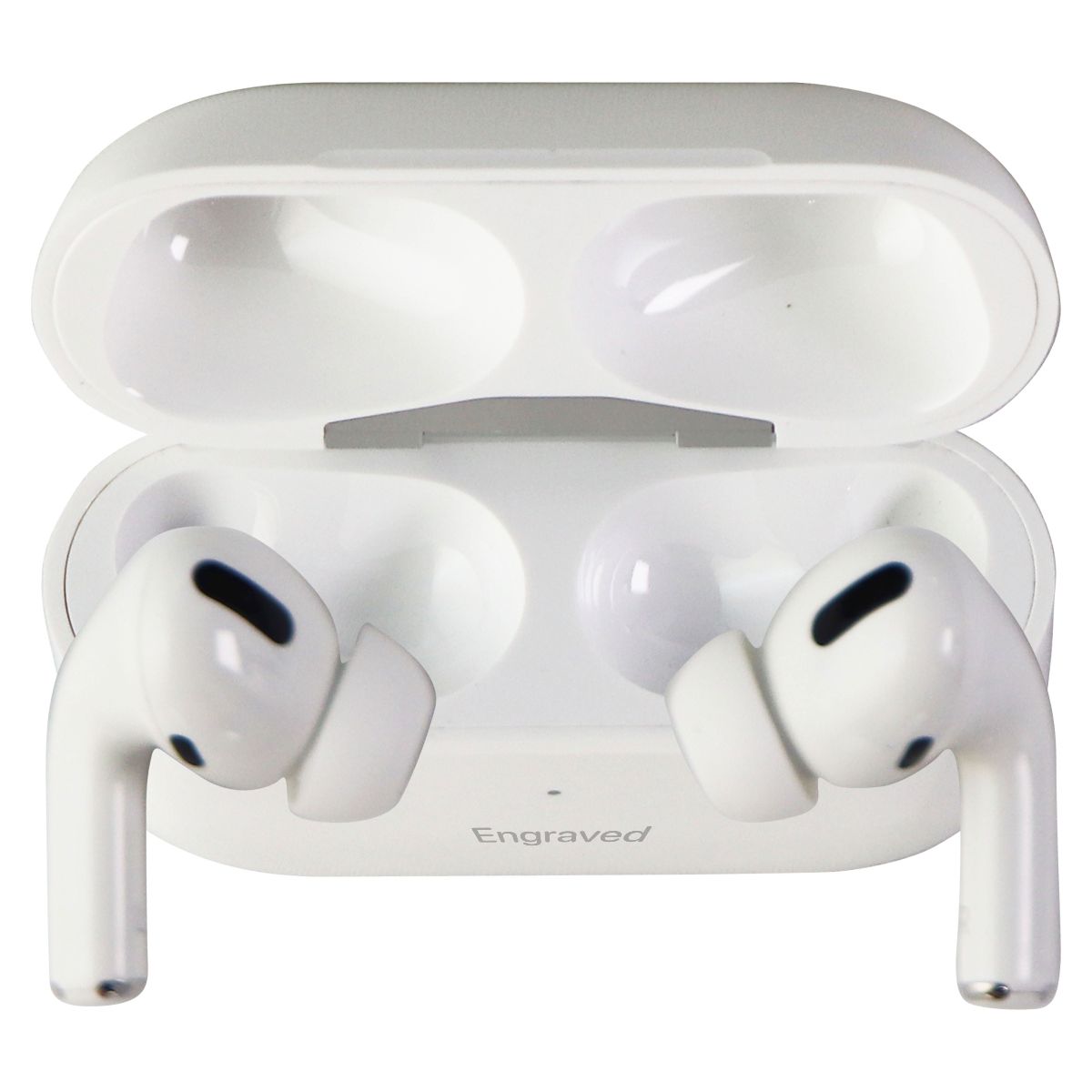 Apple AirPods Pro with MagSafe Charging Case - White // MISMATCH + ENGRAVED* Portable Audio - Headphones Apple - Simple Cell Bulk Wholesale Pricing - USA Seller